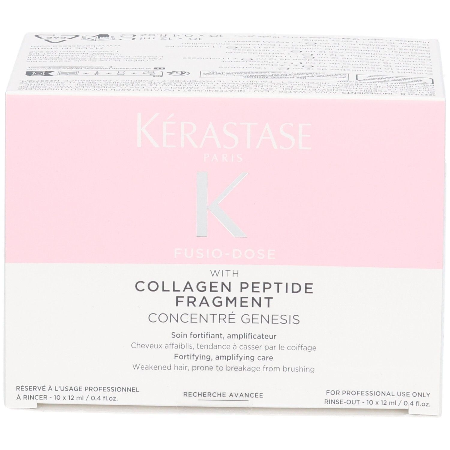 Kérastase Fusio-Dose Booster Brillance Verpackung mit Logo und Produktbezeichnung.