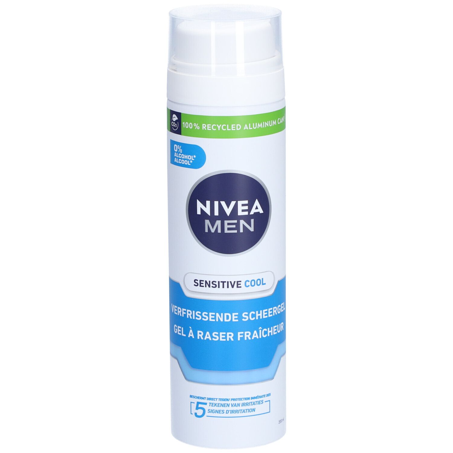 NIVEA MEN Sensitive Cool Gel à Raser Fraîcheur Peau Sensible