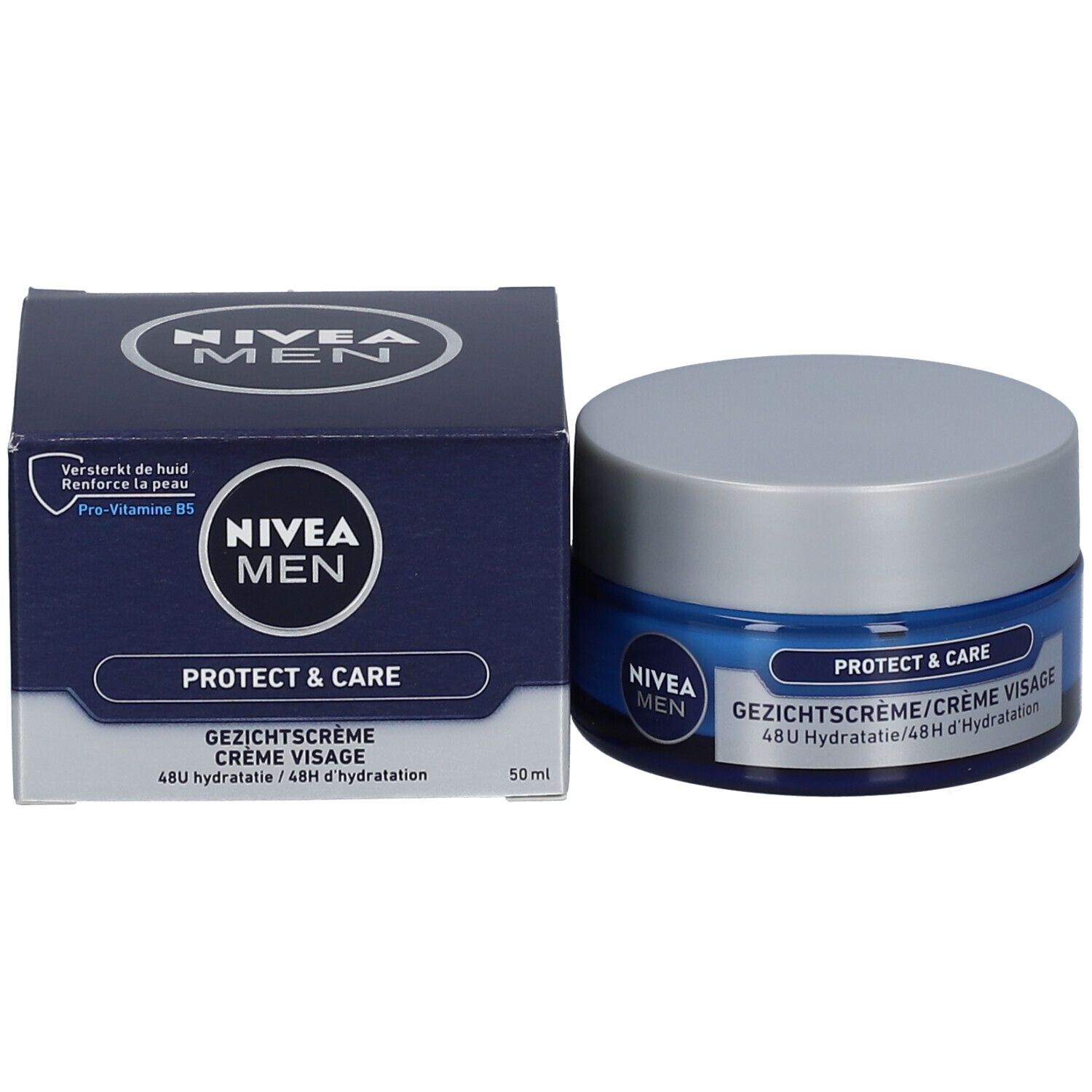 NIVEA MEN Protect & Care Feuchtigkeitsspendende Gesichtscreme 48h