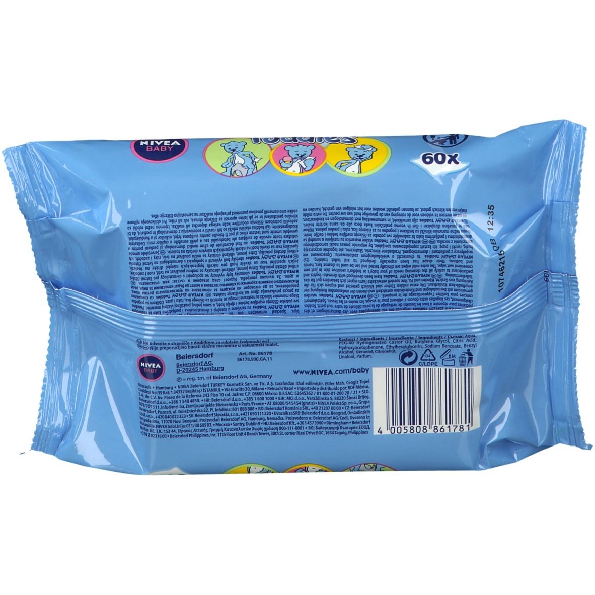 NIVEA Baby Toddies Lingettes nettoyantes