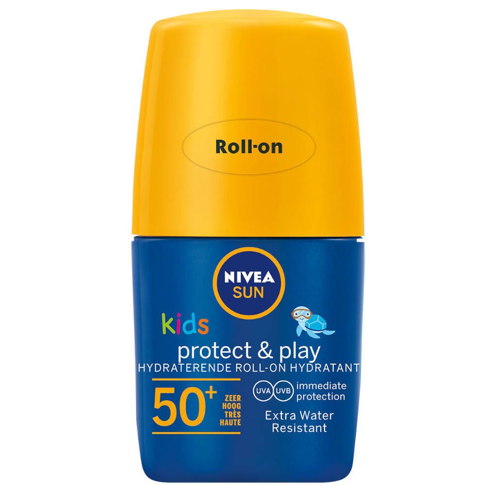NIVEA Sun Kids Protect & Play Roll-On Hydratant SPF50+