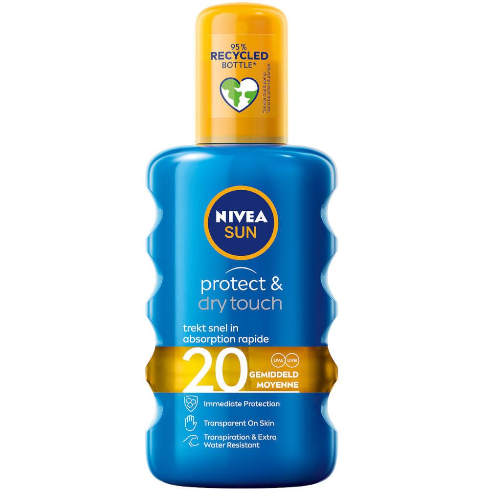 NIVEA® Sun Protect & Dry Touch Invisible Spray SPF 20 — Produktbild