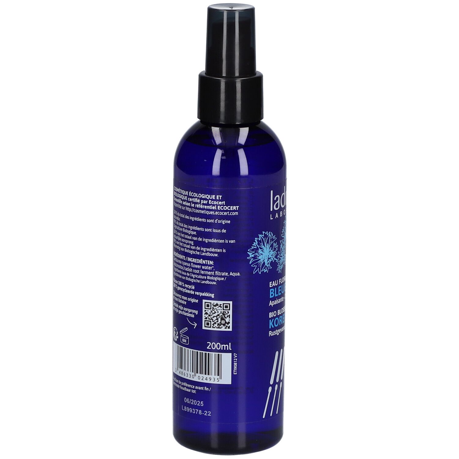 Ladrôme Eau Florale de Bleuet Bio