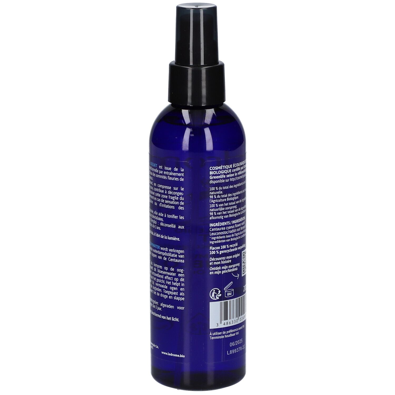 Ladrôme Eau Florale de Bleuet Bio