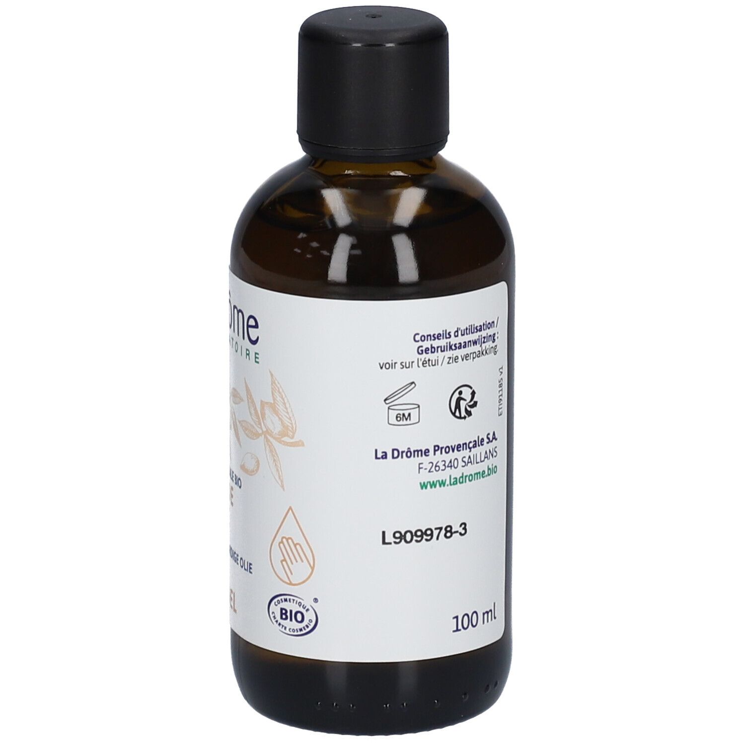 Ladrôme Huile Végétale d'Amande douce Bio