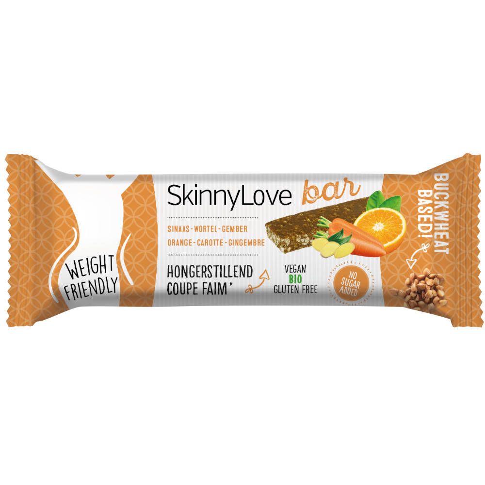 SkinnyLove Riegel Ingwer - Orange - Karotte