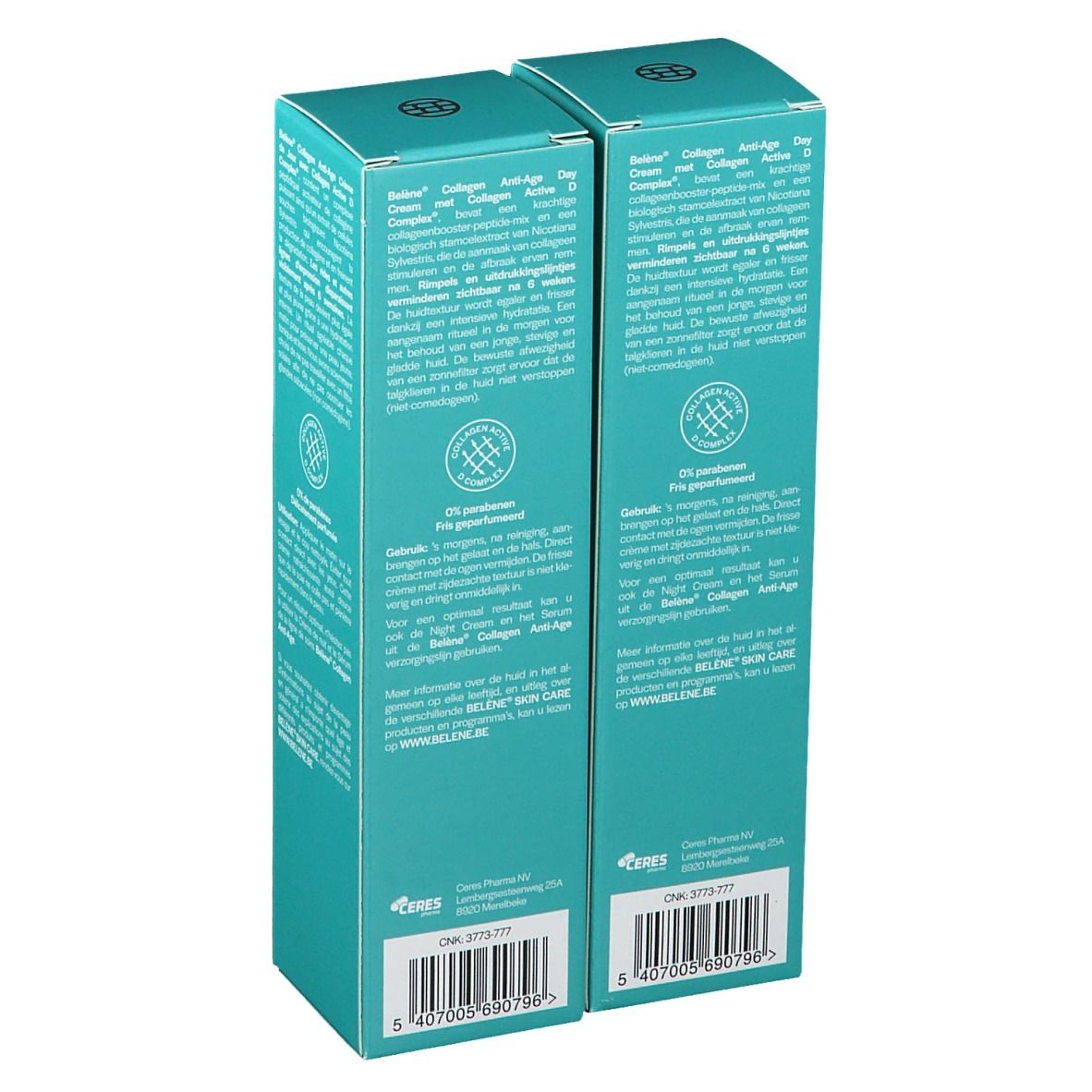 BELENE Collagen Anti-Aging Crème jour avec protection au collagène + 1 Gratuit