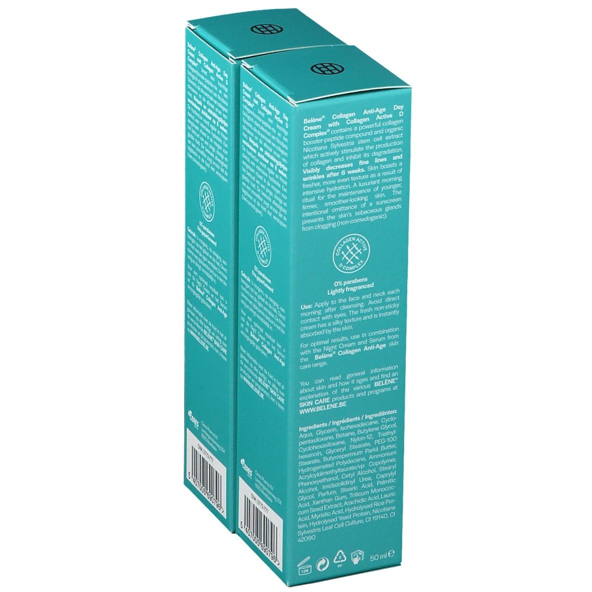 BELENE Collagen Anti-Aging Crème jour avec protection au collagène + 1 Gratuit