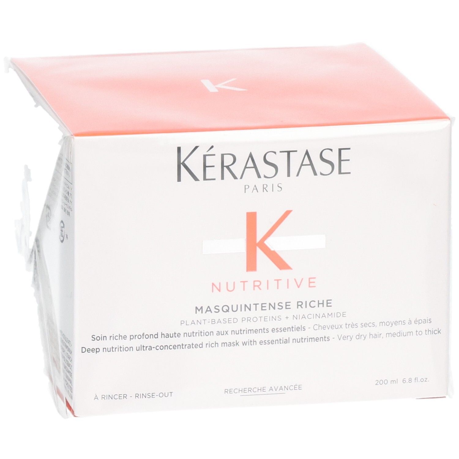 Kérastase Nutritive Masquintense Riche Haarkur-Verpackung, 200 ml.