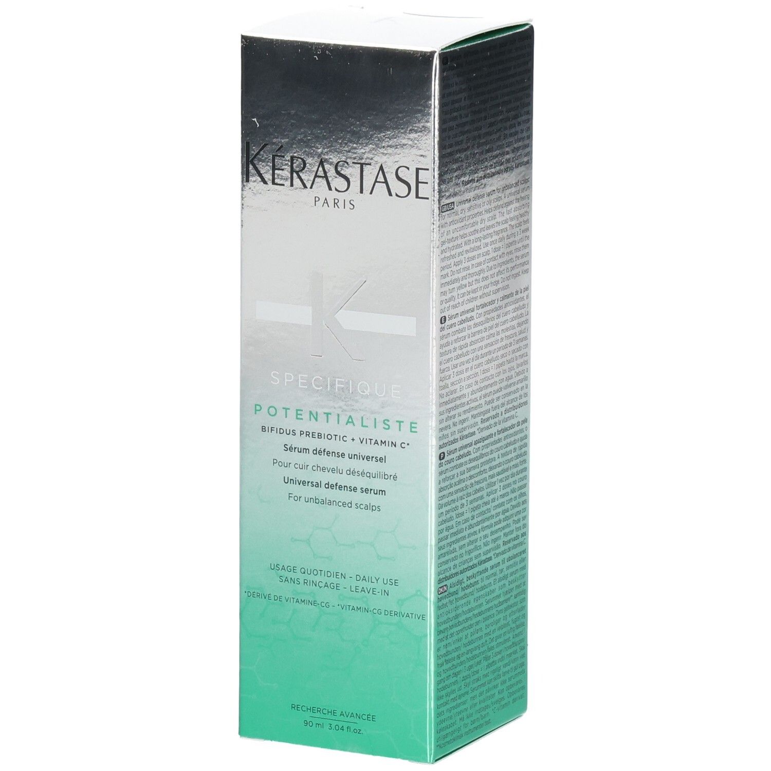 Kerastase Spécifique Serum Potentialiste Verpackung. Mit Bifidus Prebiotic + Vitamin C.