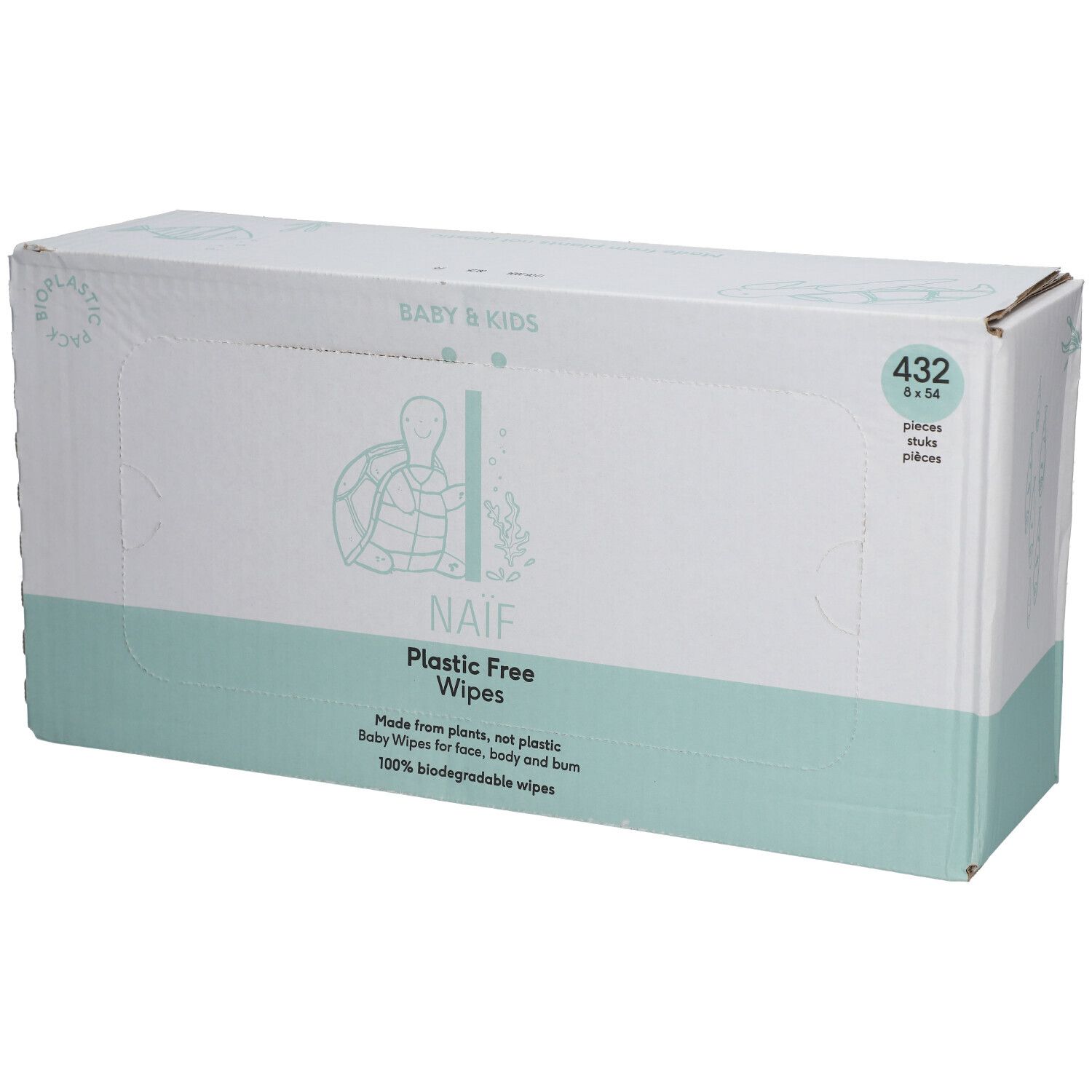 NAÏF® Lingettes humides sans plastique