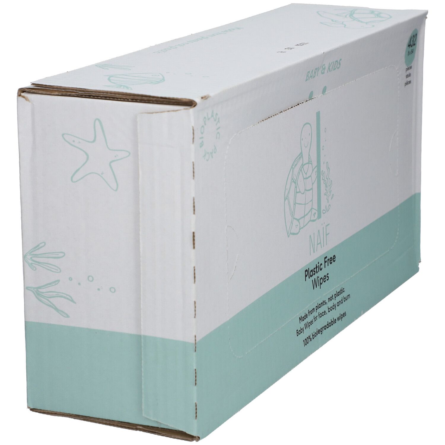 NAÏF® Lingettes humides sans plastique