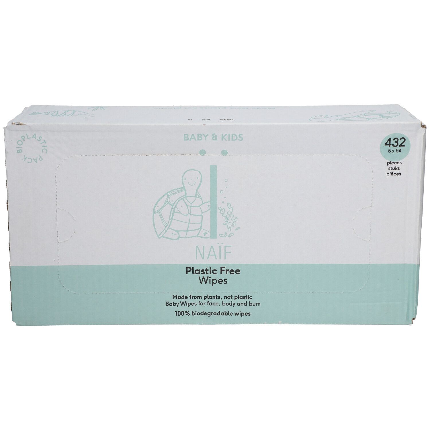 NAÏF® Lingettes humides sans plastique