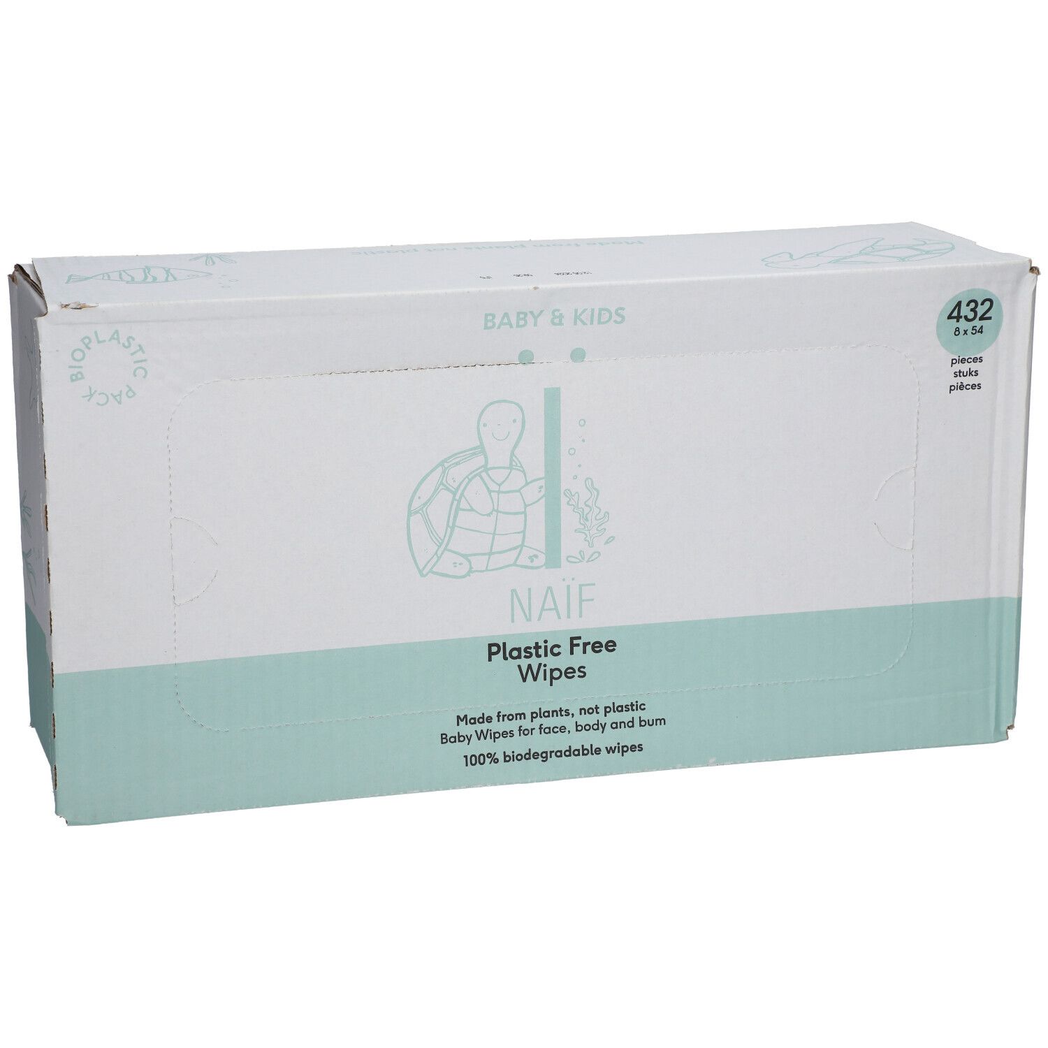 NAÏF® Lingettes humides sans plastique