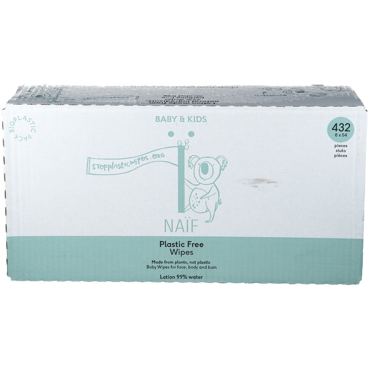 NAÏF® Lingettes humides sans plastique