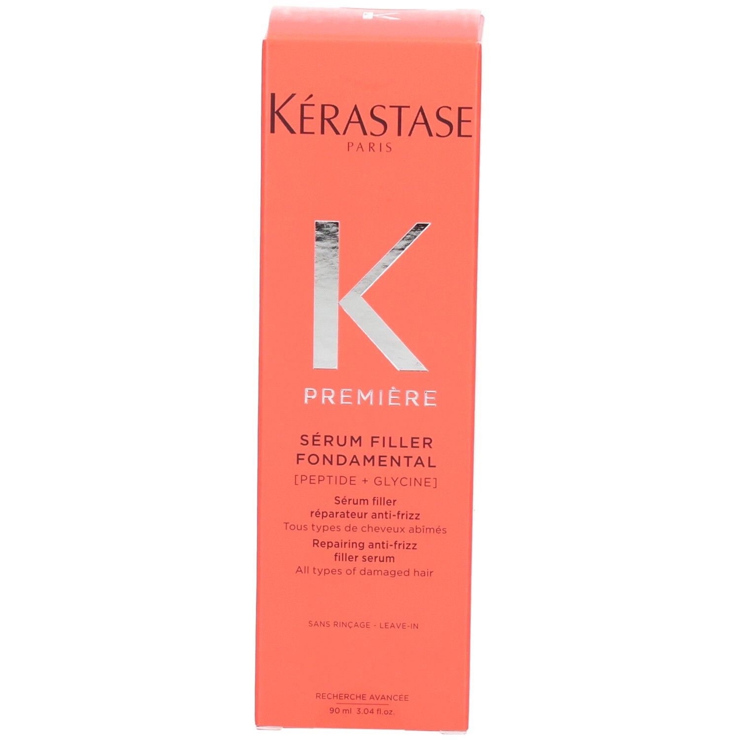 Kérastase Première Sérum Filler Fondamental, Vorderseite mit Logo und Produktbezeichnung.