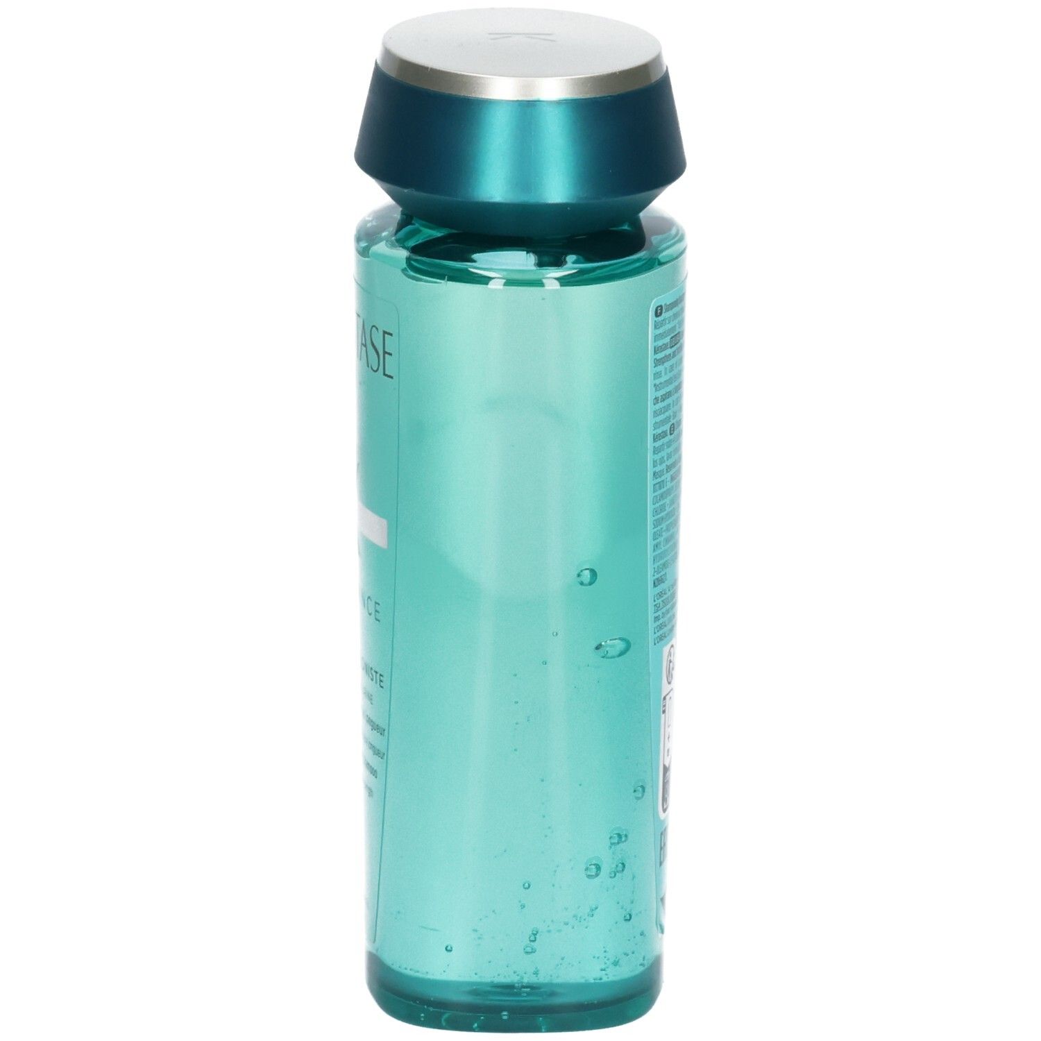 Vue latérale du flacon de shampoing Kérastase Resistance Bain Extentioniste.