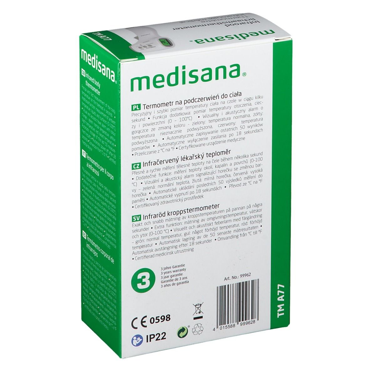 medisana® Infrarot-Thermometer TM A77