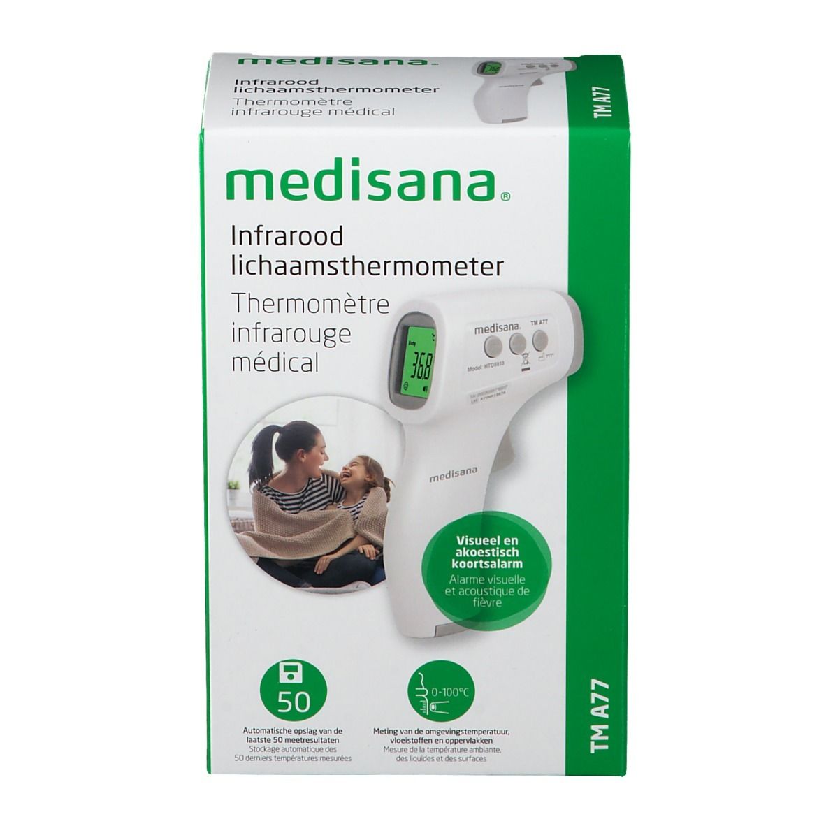 medisana® Infrarot-Thermometer TM A77