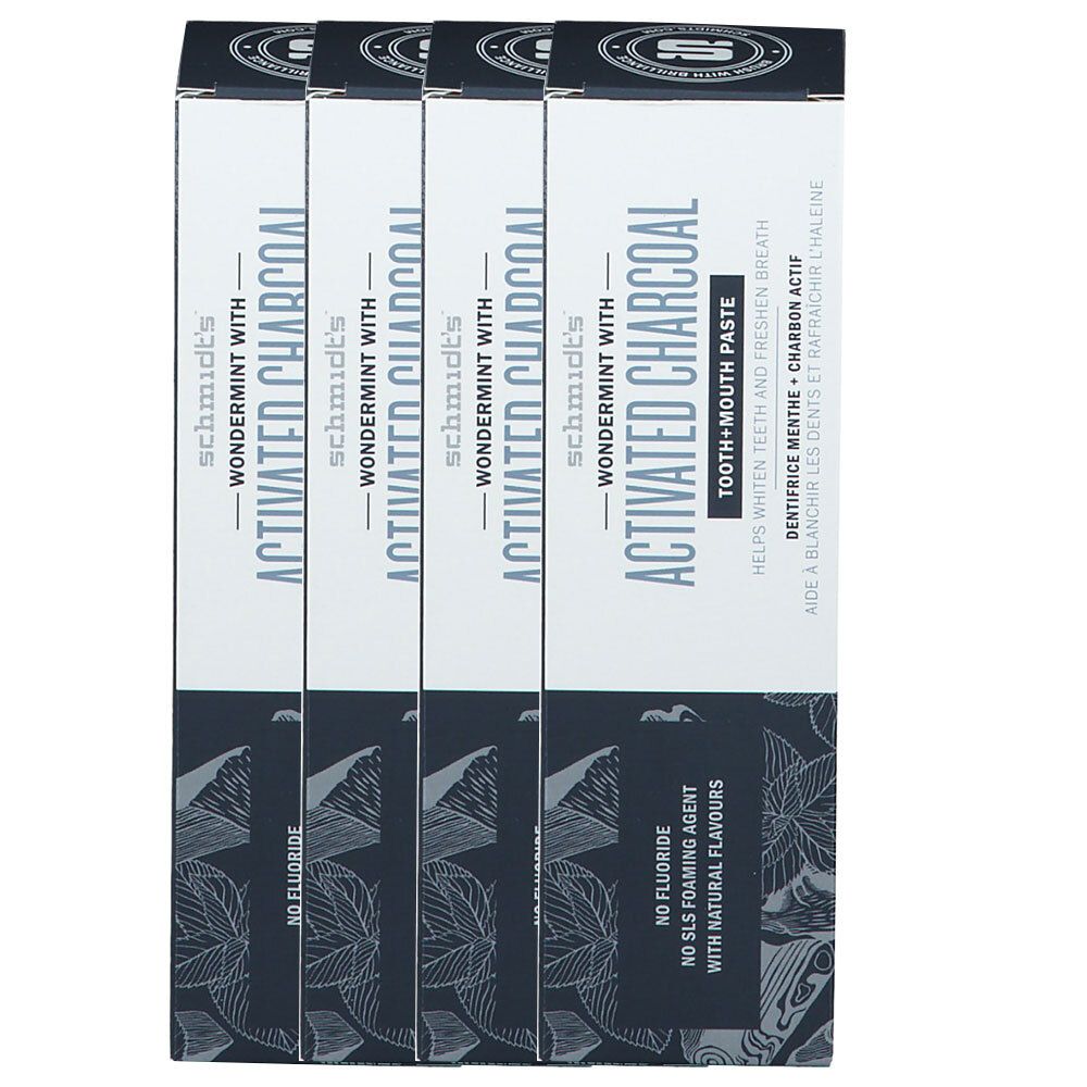 Schmidt's® Dentifrice au charbon actif