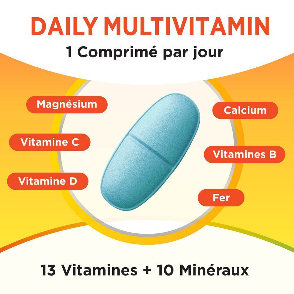 Flacon Centrum Men Complément Alimentaire Multivitamines 30 comprimés.