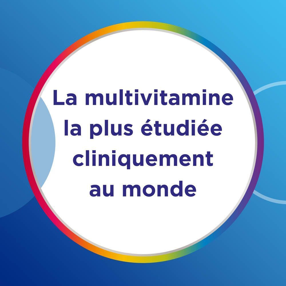 Centrum Men Complément Alimentaire Multivitamines: 13 vitamines + 10 minéraux.