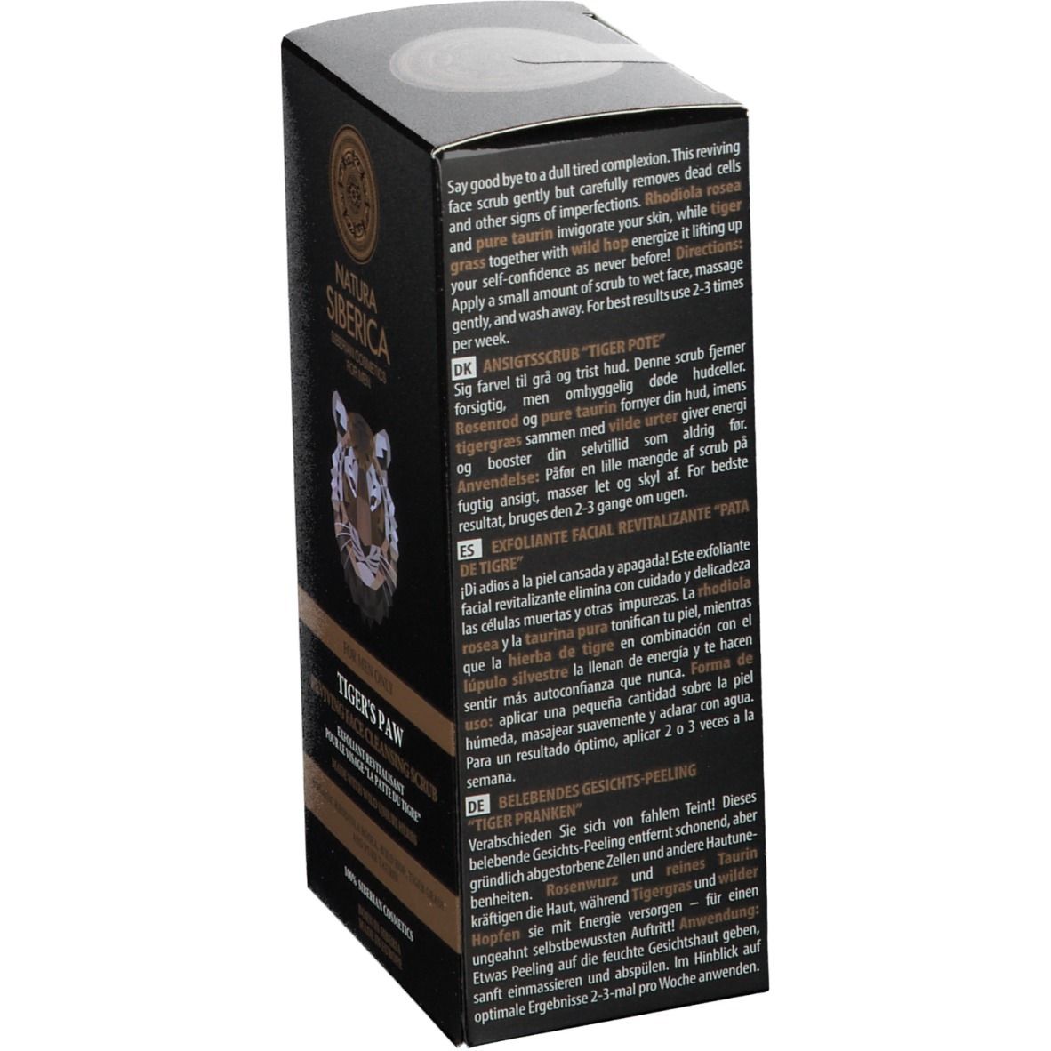 Natura Siberica Exfoliant revitalisant pour le visage Patte du tigre