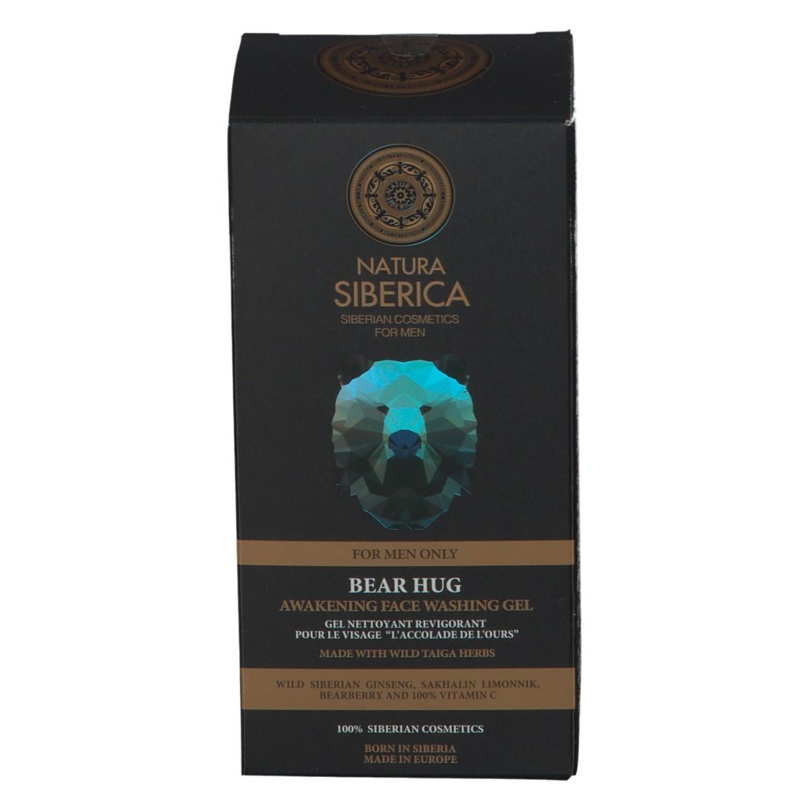 Natura Siberica Gel nettoyant revigorant pour le visage L'Accolade de l'Ours