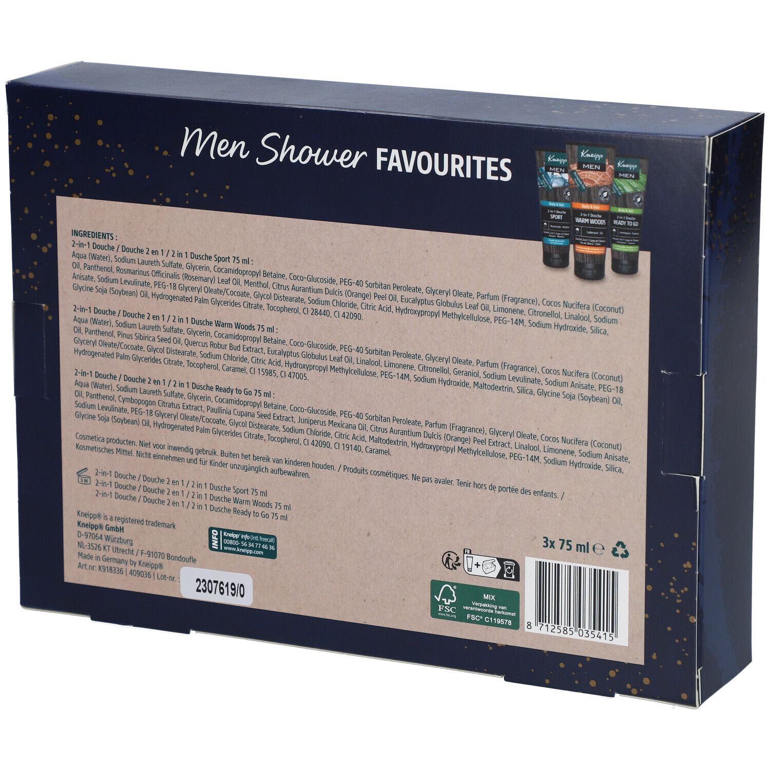 Kneipp Men Shower Geschenkset