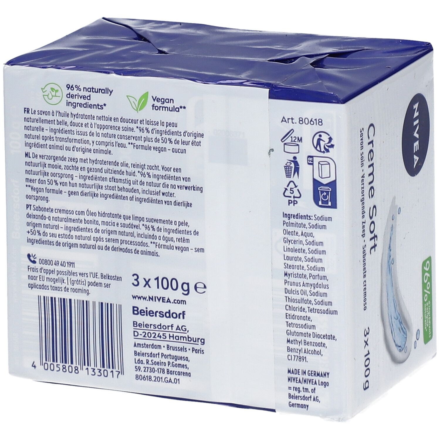 NIVEA  Creme Soft Savon soin