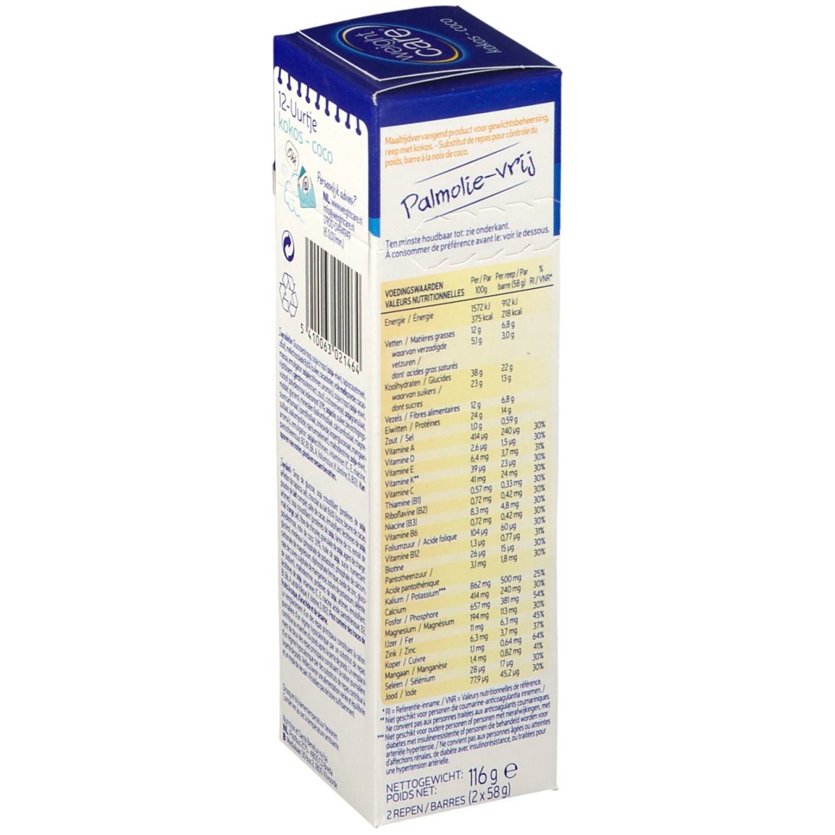 weight care® Barre minceur noix de coco