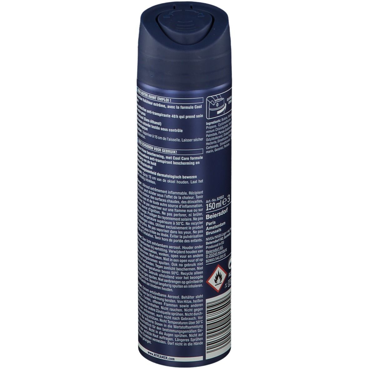 NIVEA MEN Cool Kick Déodorant Spray 48h