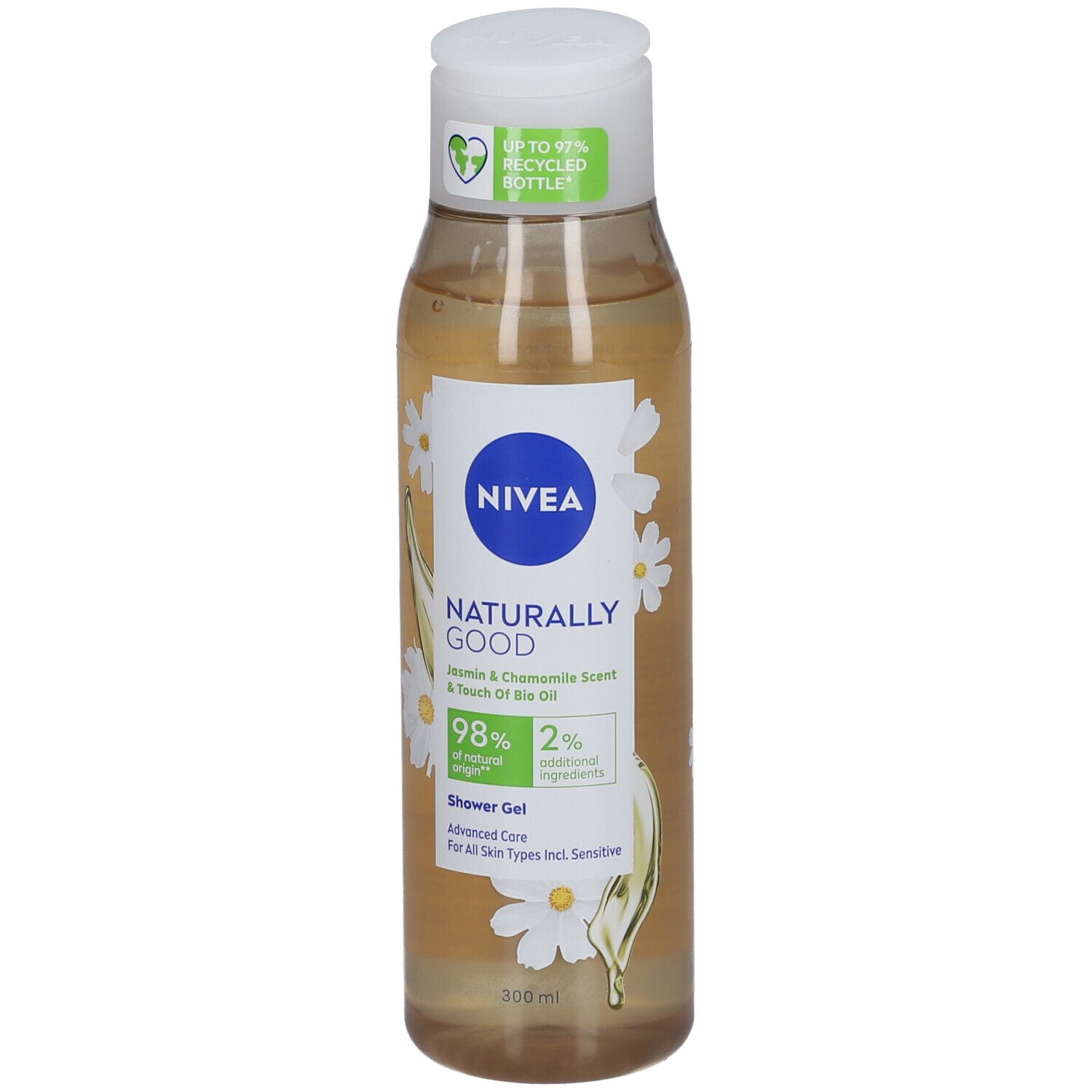NIVEA NATURALLY GOOD Gel Douche JASMIN & CAMOMILLE