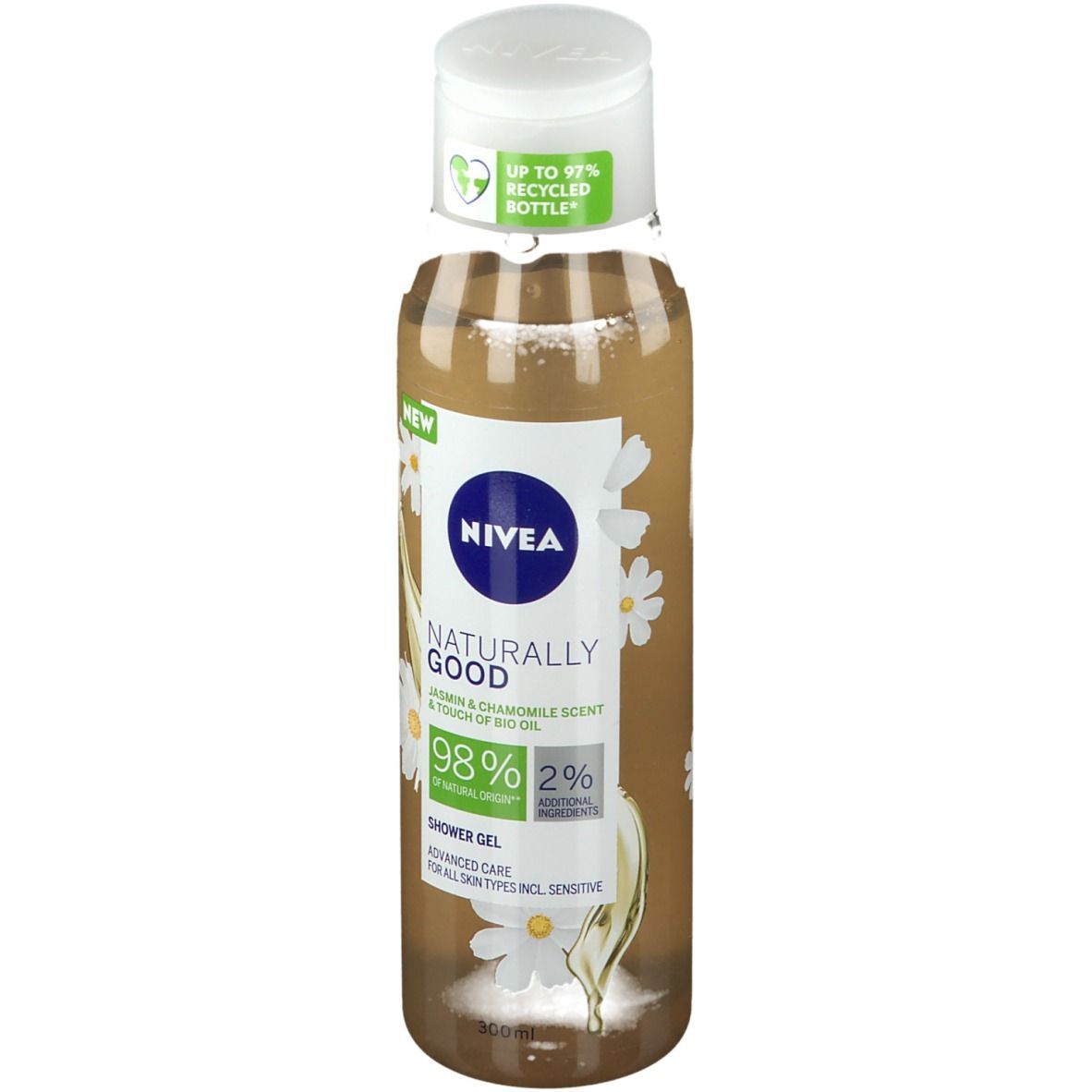NIVEA NATURALLY GOOD Gel Douche JASMIN & CAMOMILLE