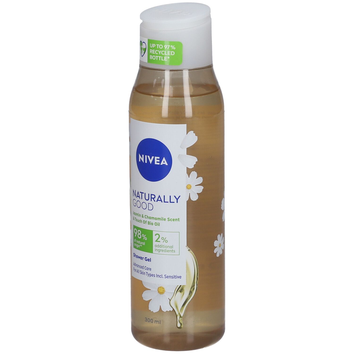 NIVEA NATURALLY GOOD Gel Douche JASMIN & CAMOMILLE