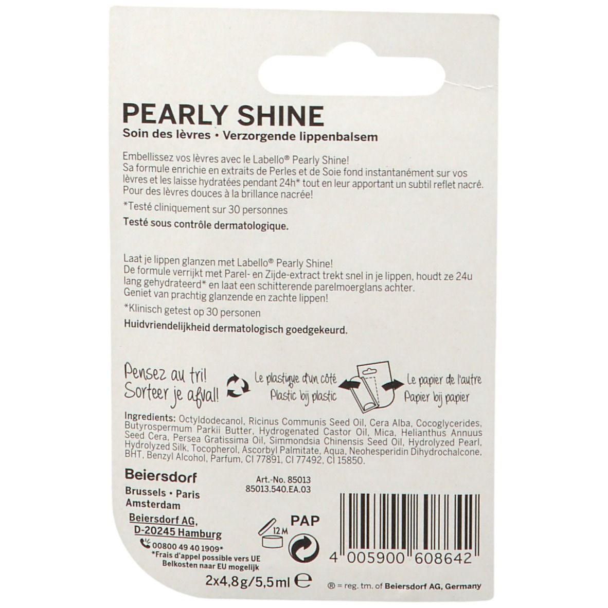 Labello® SOIN DES LÈVRES PEARLY SHINE