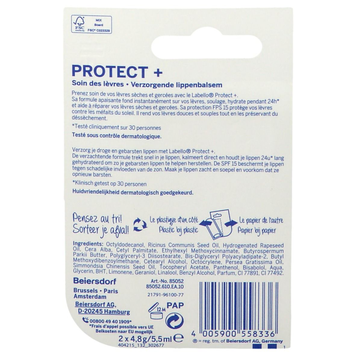 Labello® Med Repair PROTECT+ SPF15