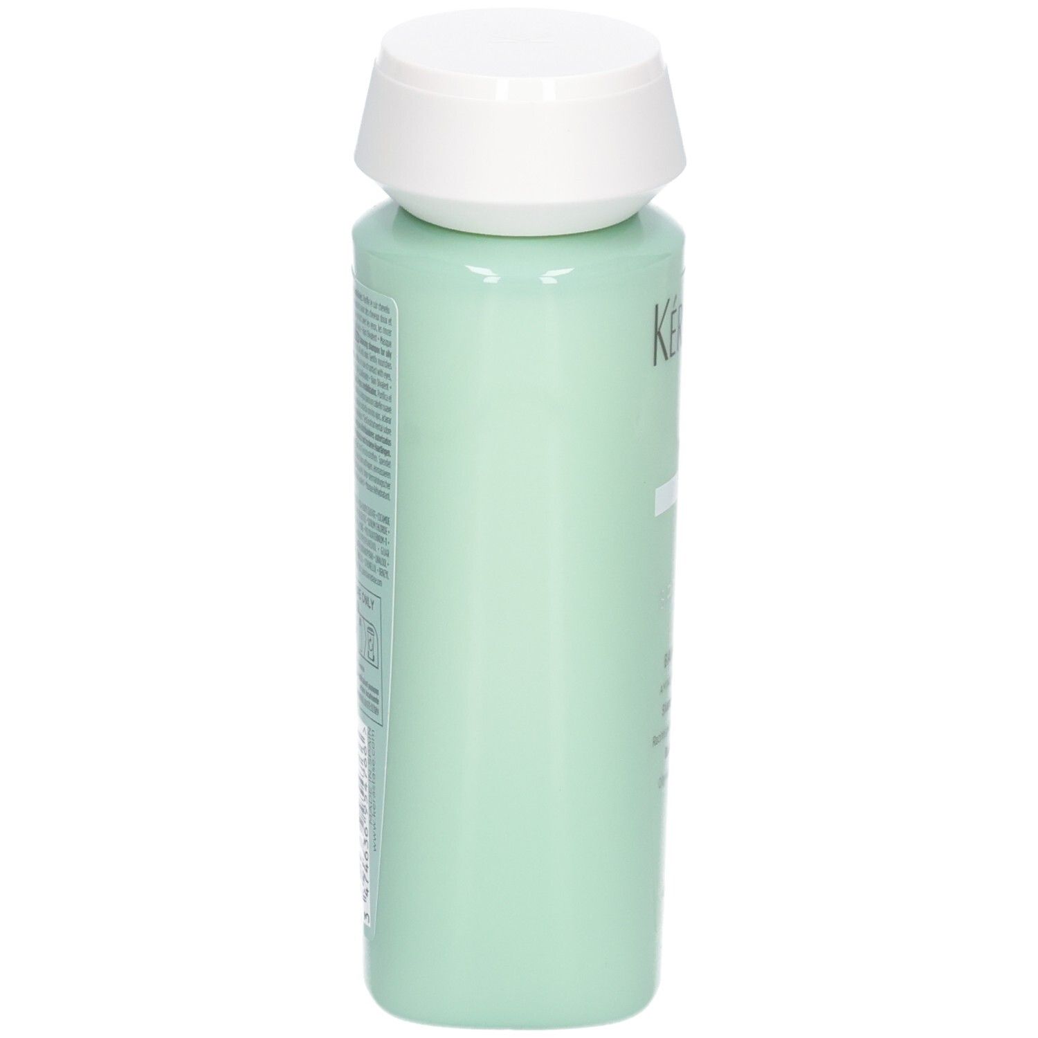 Shampooing Kérastase Bain Divalent, arrière du flacon vert menthe de 250ml.