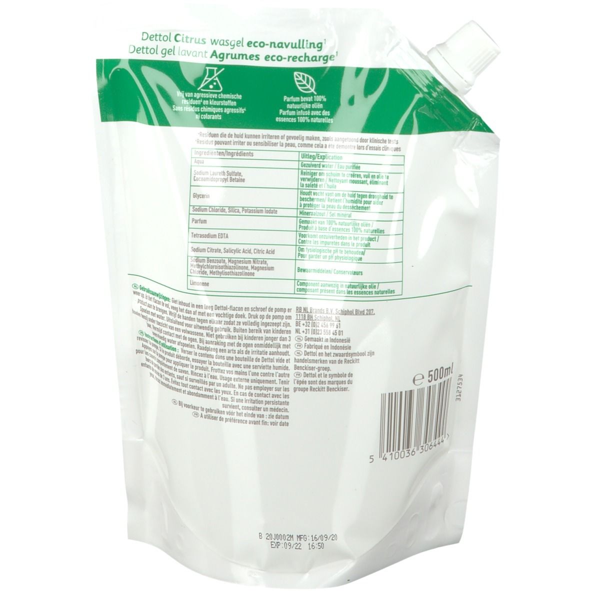 Dettol Waschgel Zitrusfrüchte Nachfüllpackung