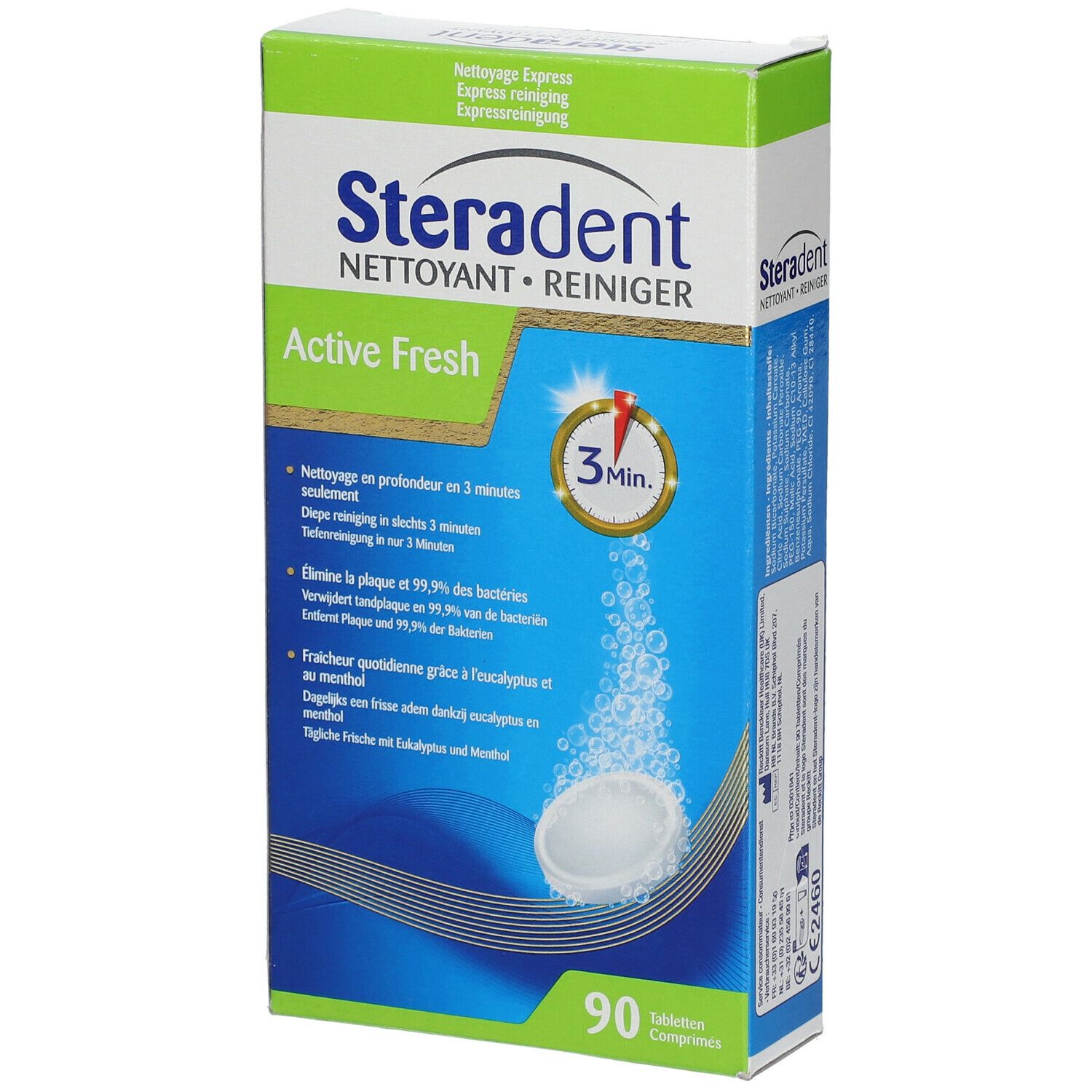 Steradent Active Fresh Nettoyage Express