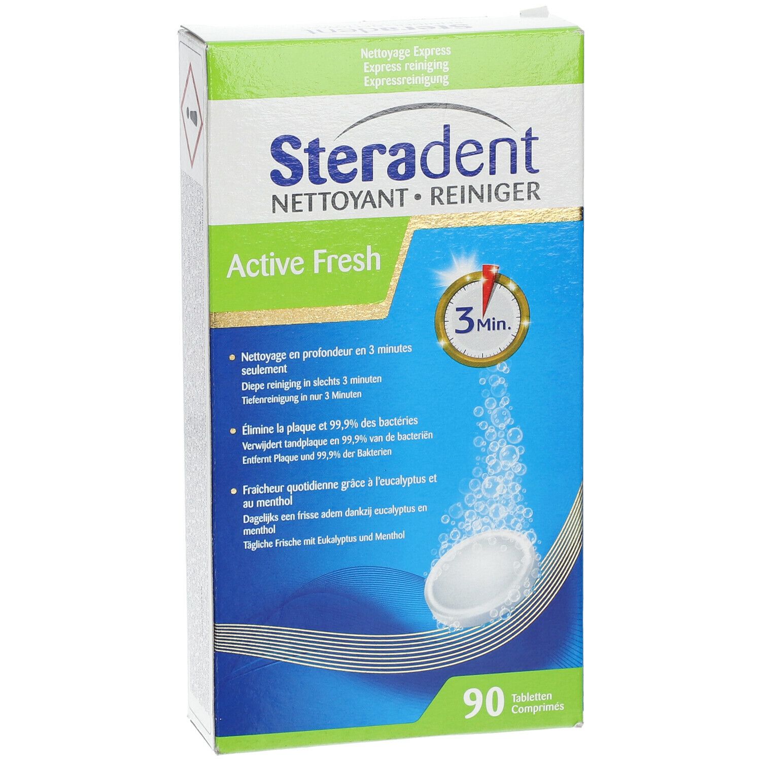 Steradent Active Fresh Nettoyage Express