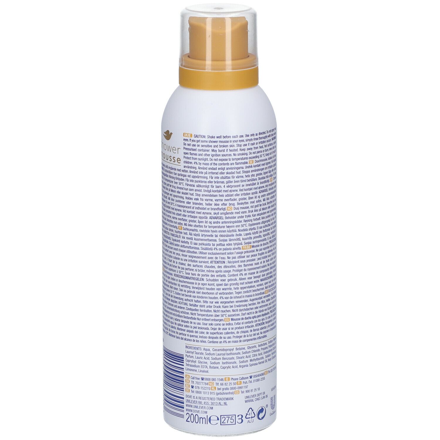 Dove Mousse de Douche Huile d'argan