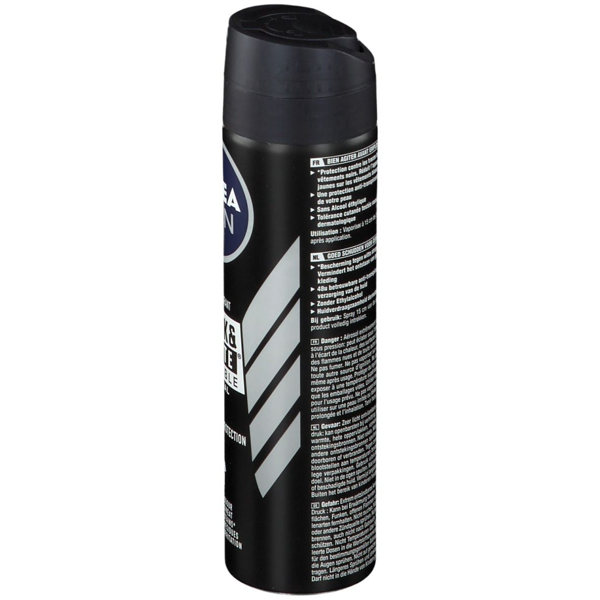 NIVEA MEN Black & White Invisible Original Déodorant Spray 48h