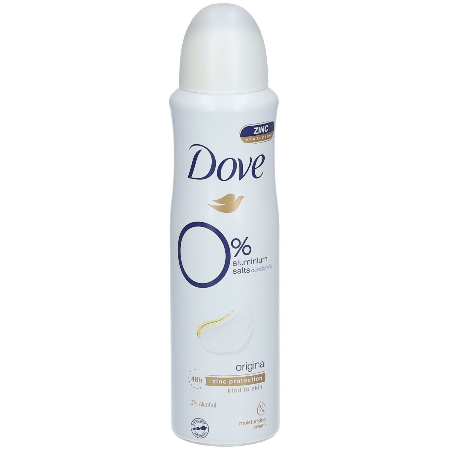 Dove Original Deodorant 0% Sels d'aluminium
