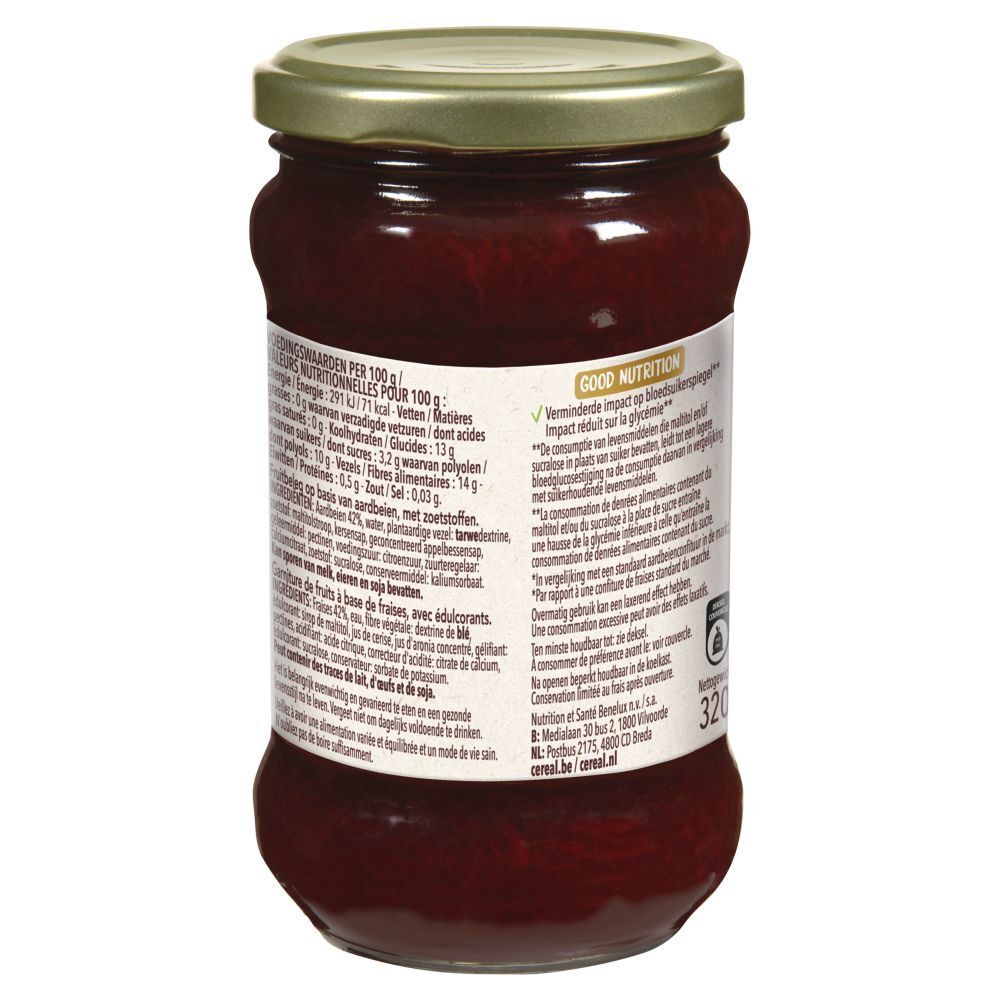 Céréal Confiture de fraises