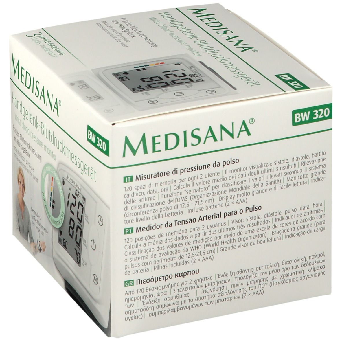 Medisana Handgelenk-Blutdruckmessgerät BW 320