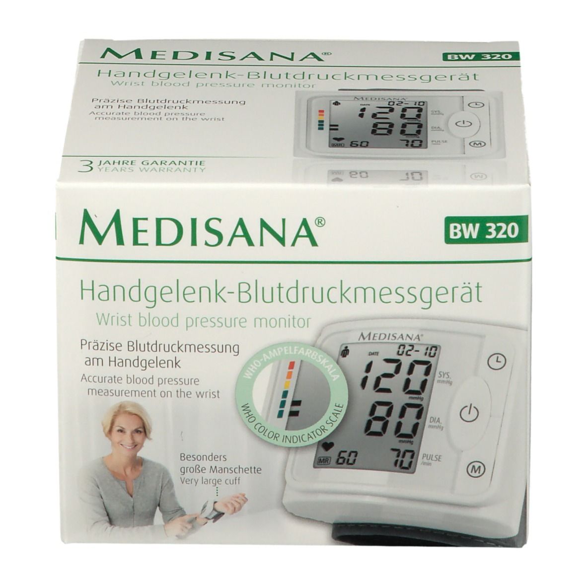 Medisana Handgelenk-Blutdruckmessgerät BW 320