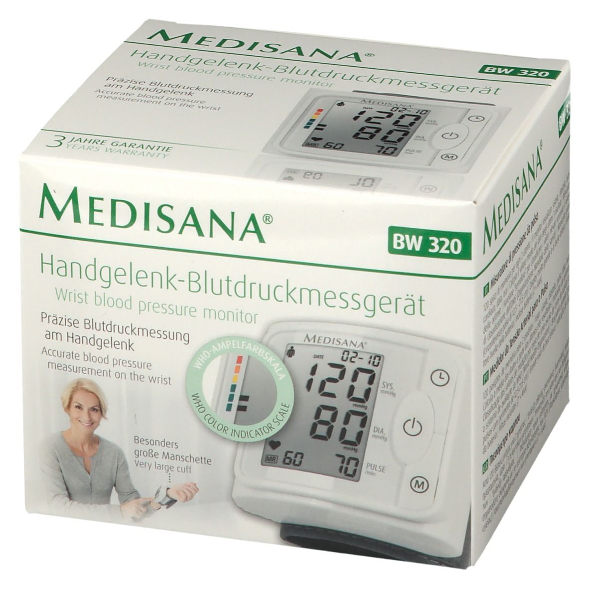 Medisana Handgelenk-Blutdruckmessgerät BW 320 1 - Apotheke St Redcare
