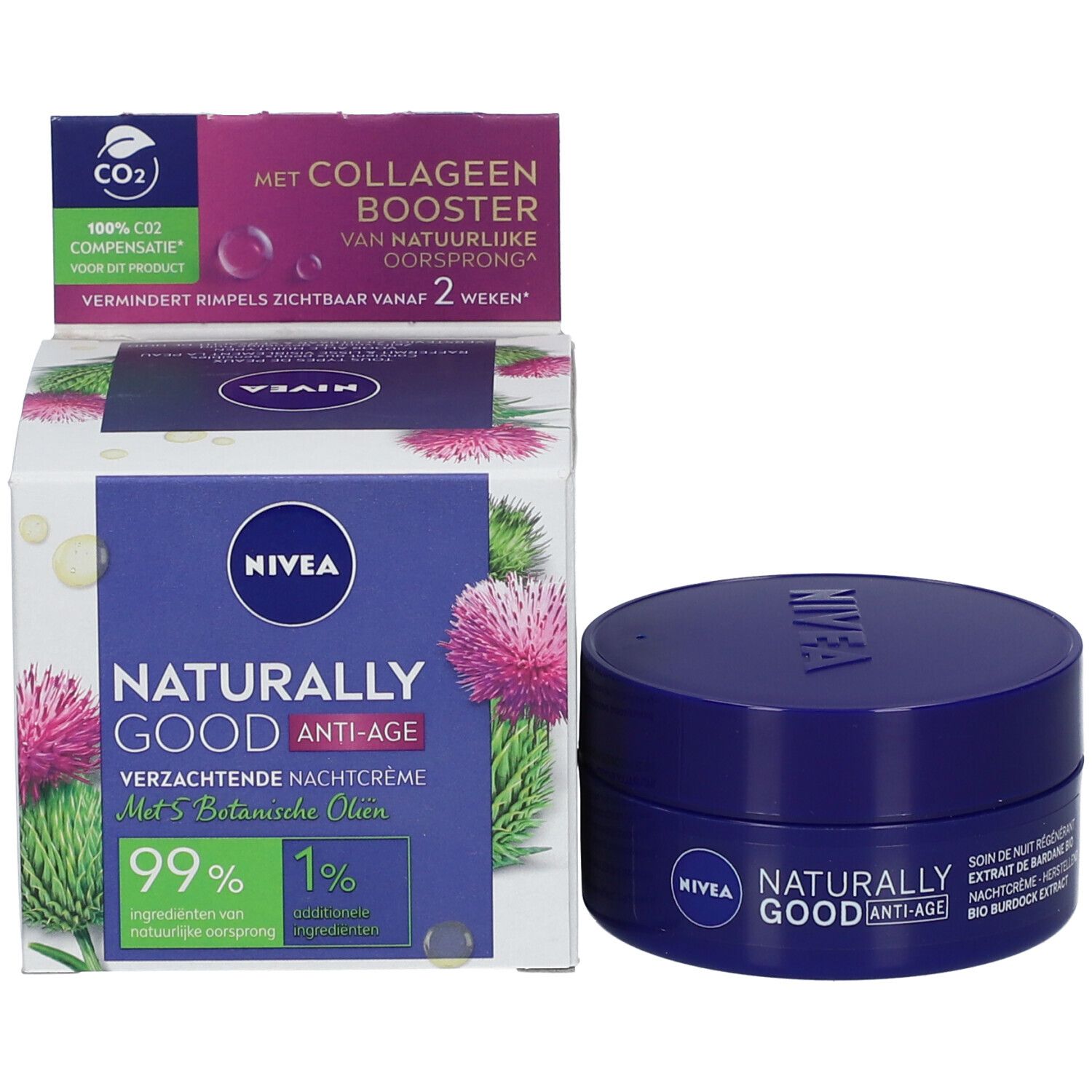 NIVEA Naturally Good Nachtcreme Anti-Age