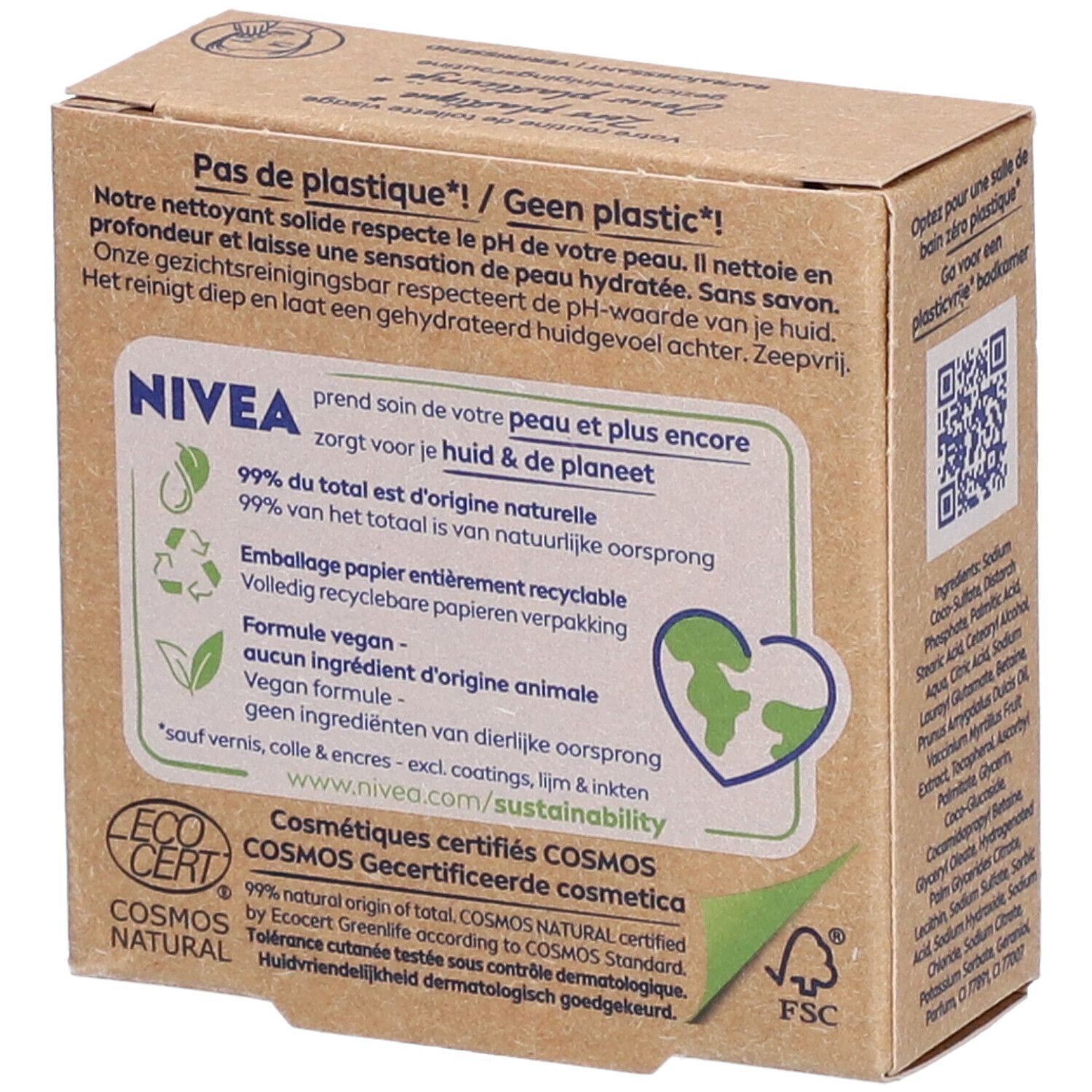 NIVEA NATURALLY CLEAN NETTOYANT VISAGE RAFRAÎCHISSANT